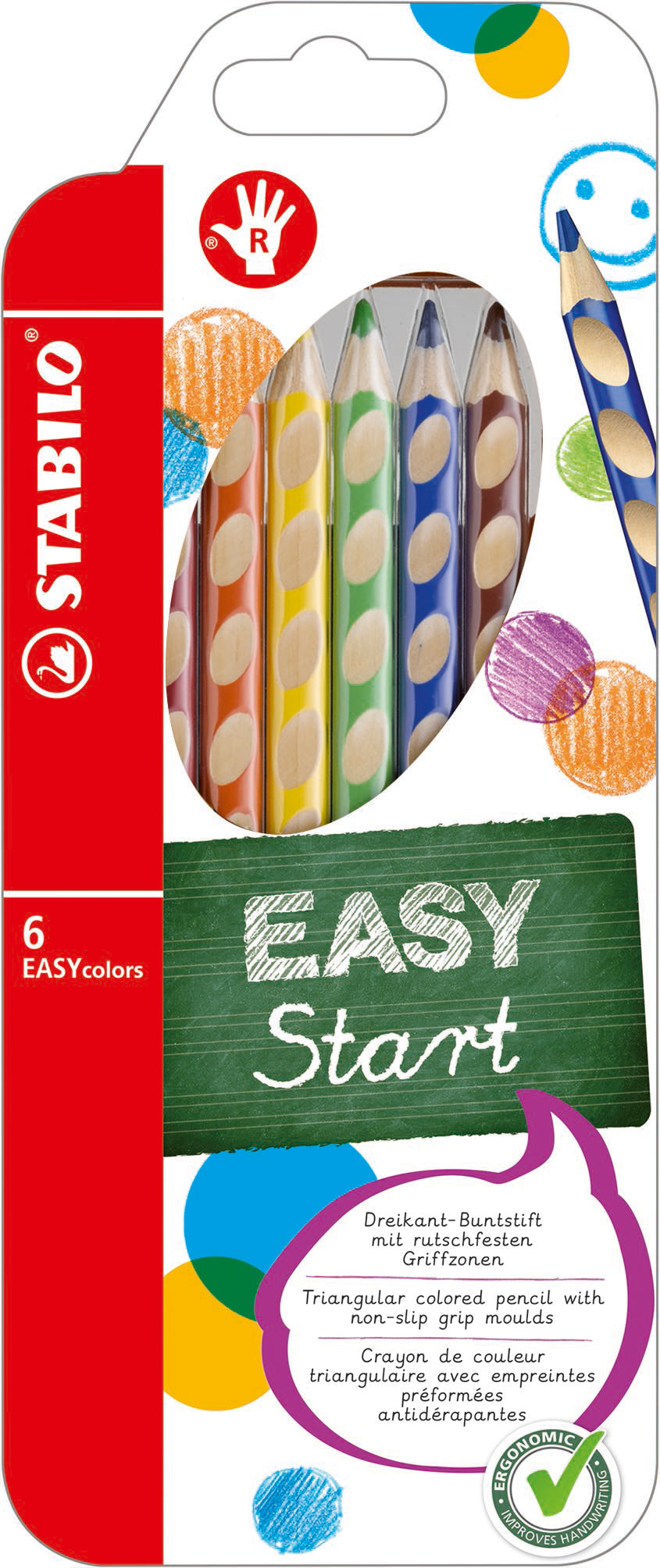 STABILO   Crayon de couleur EASYcolors