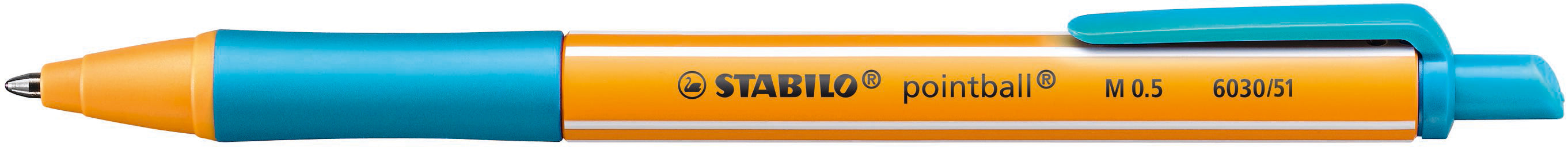 STABILO Stylo à bille pointball 0.5mm 6030/51 turquoise