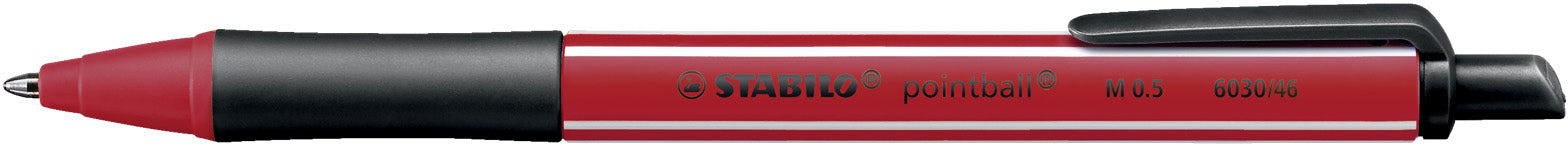 STABILO Stylo à bille pointball 0.5mm 6034/1-41 bordeaux