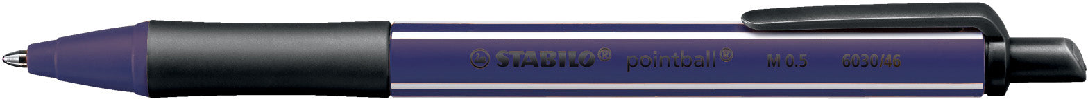 STABILO Stylo à bille pointball 0.5mm 6034/2-41 bleu de Prusse