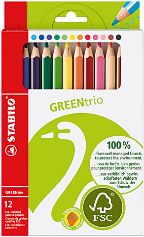 STABILO   Crayon de couleur Green Trio