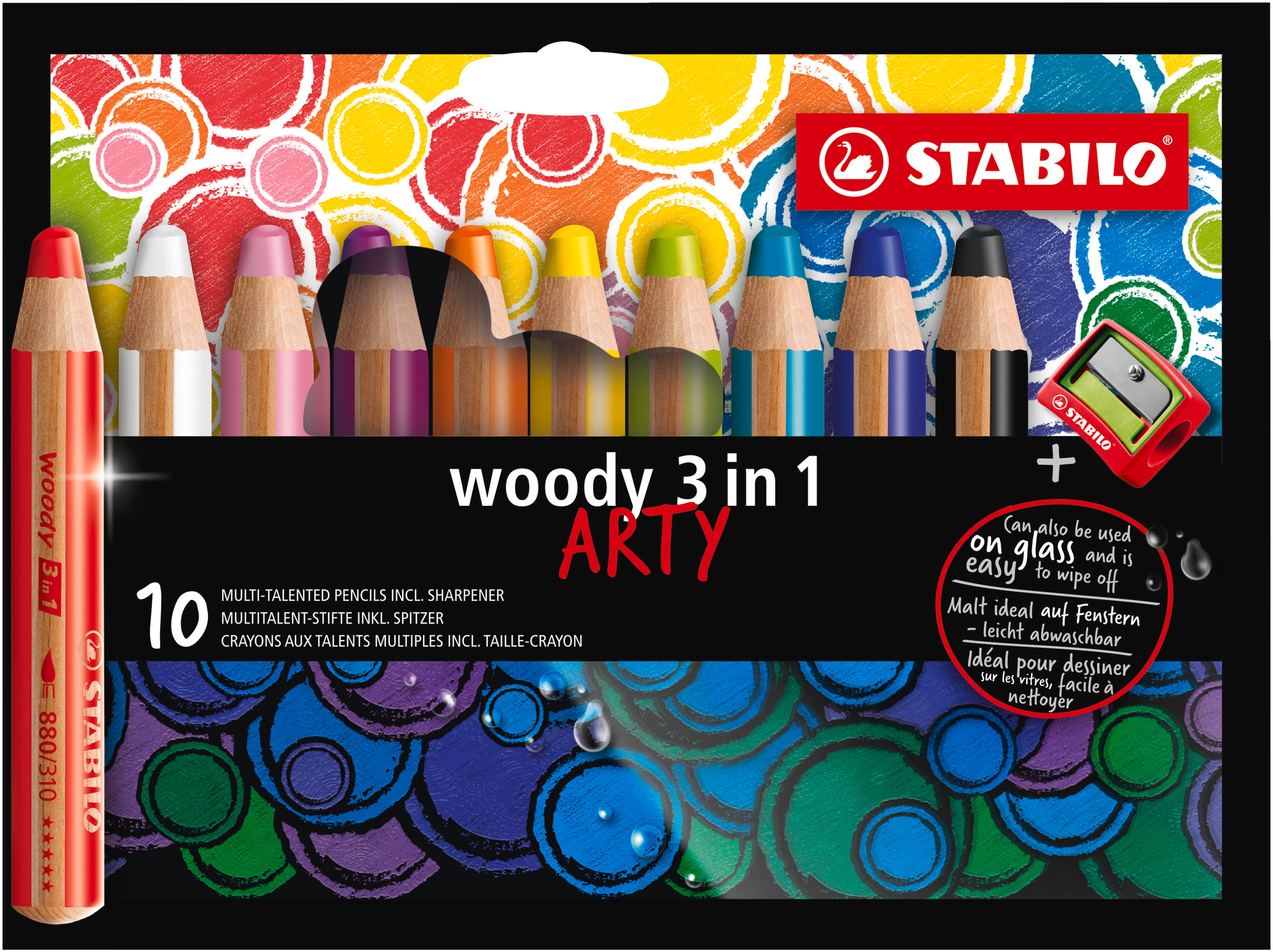 STABILO   Crayon coul. Woody 3 in 1