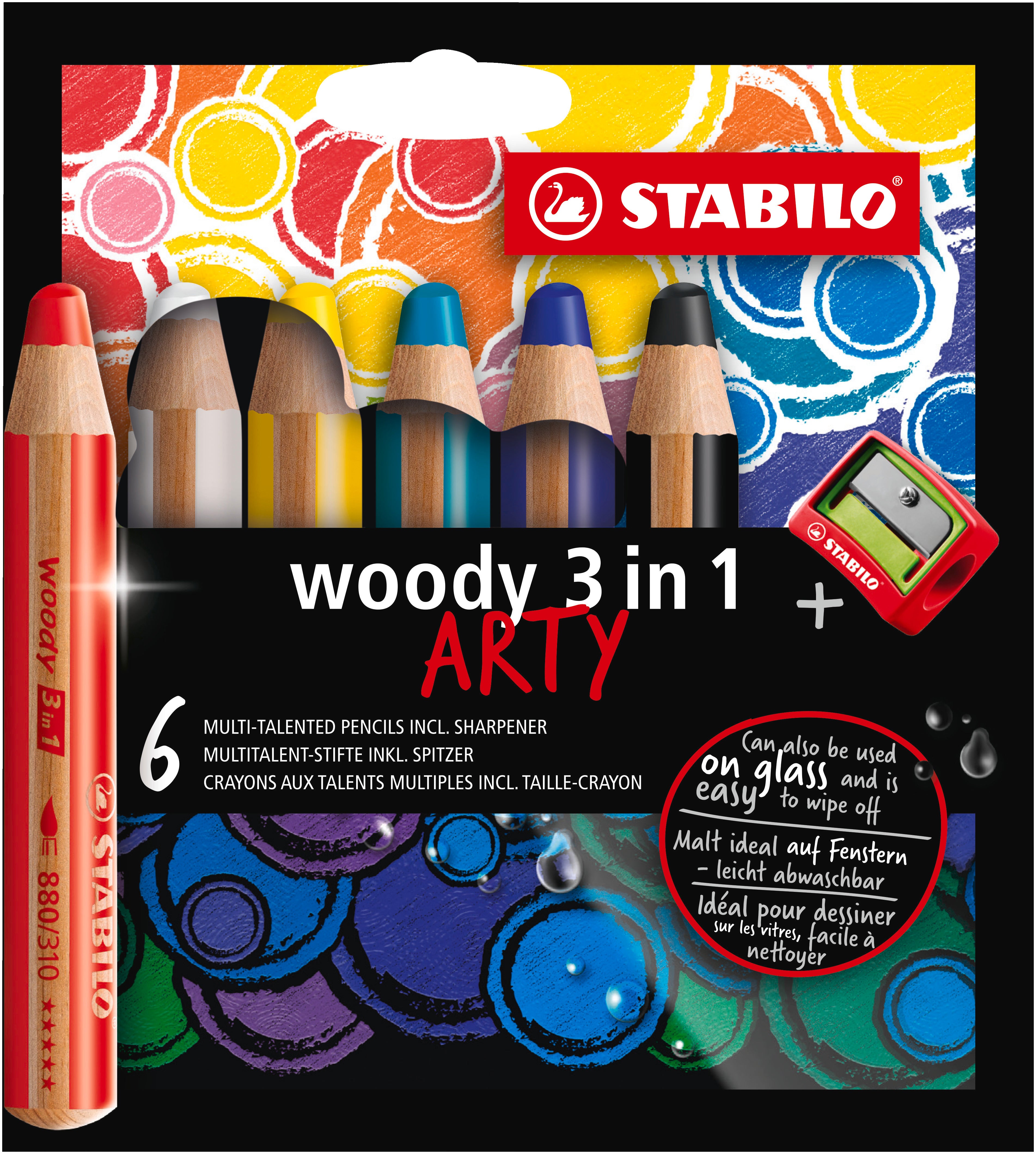 STABILO   Crayon coul. Woody 3 in 1