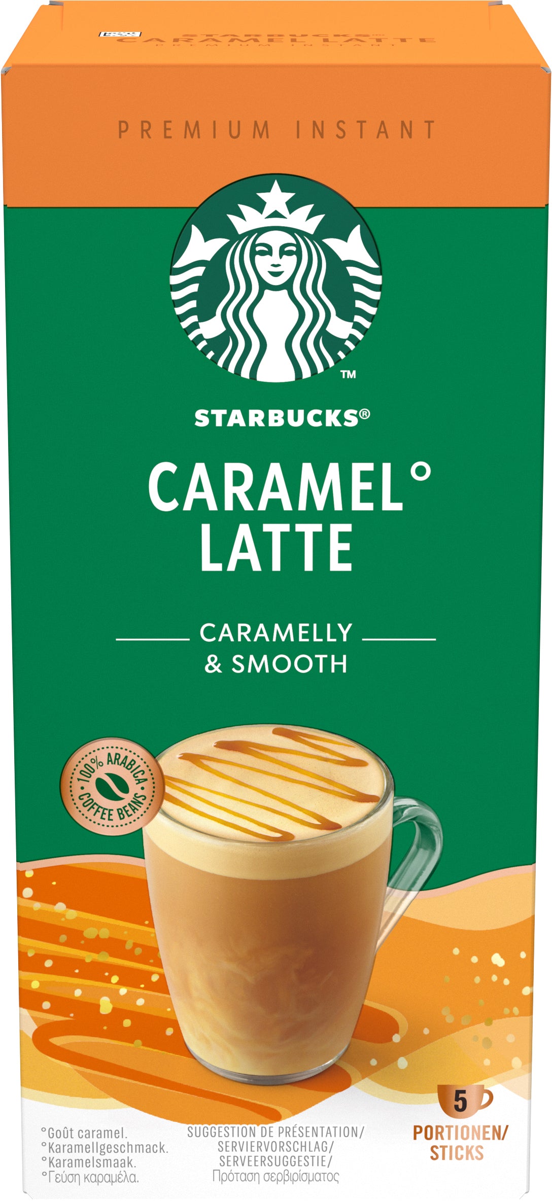 STARBUCKS Instant Sticks 5 pcs. 12562949 Caramel Latte Soluble