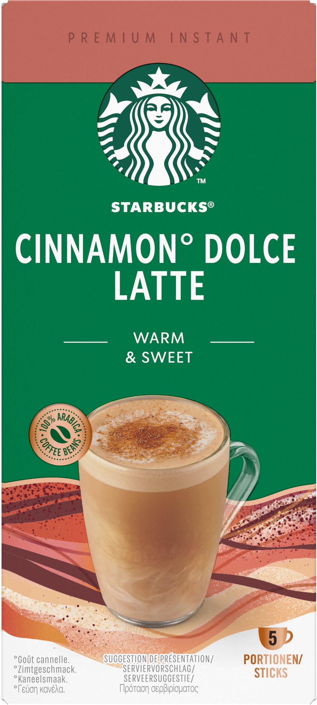 STARBUCKS Instant Sticks 5 pcs. 12563098 Cinnamon Dolce Latte Soluble