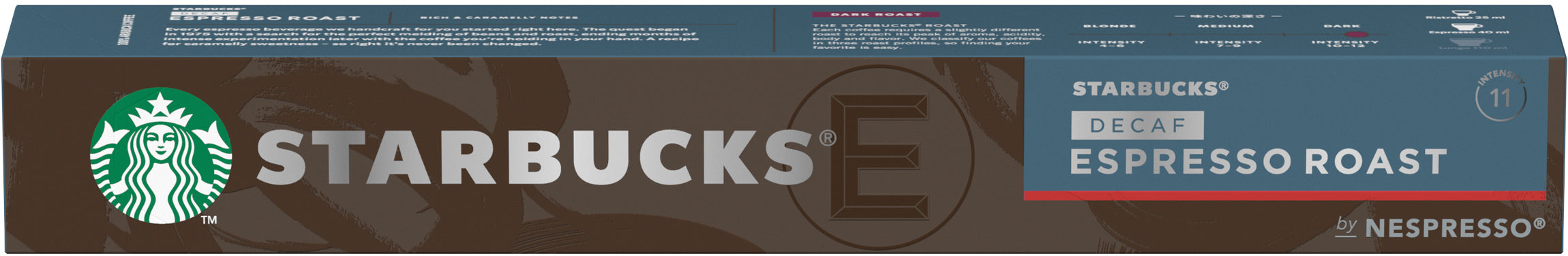 STARBUCKS Capsules de café 10 pcs. 6220319 Decaf Espresso Roast