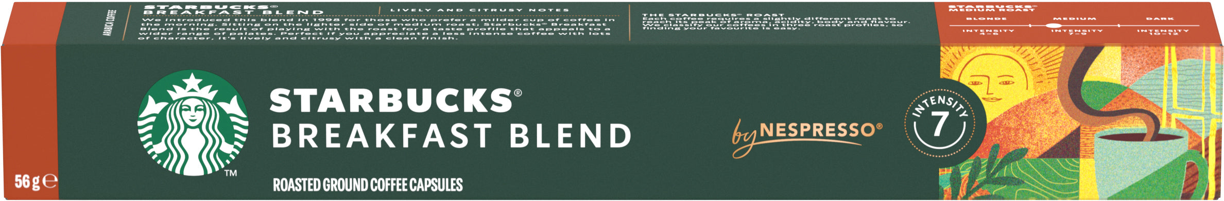 STARBUCKS Capsules de café 10 pcs. 6221019 Breakfast Blend