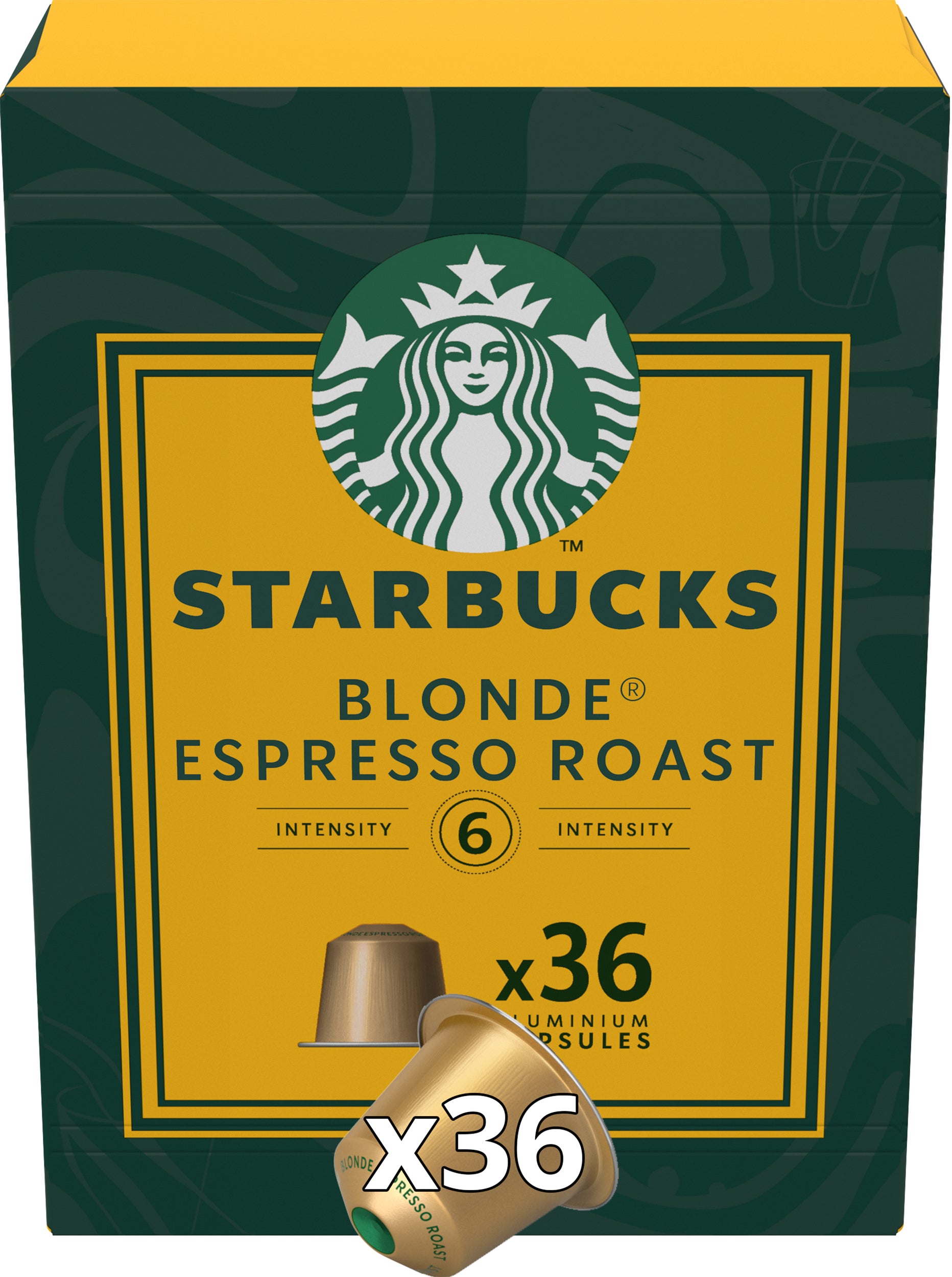 STARBUCKS Capsules de café 36 pcs. 6230719 Blonde Espresso Roast