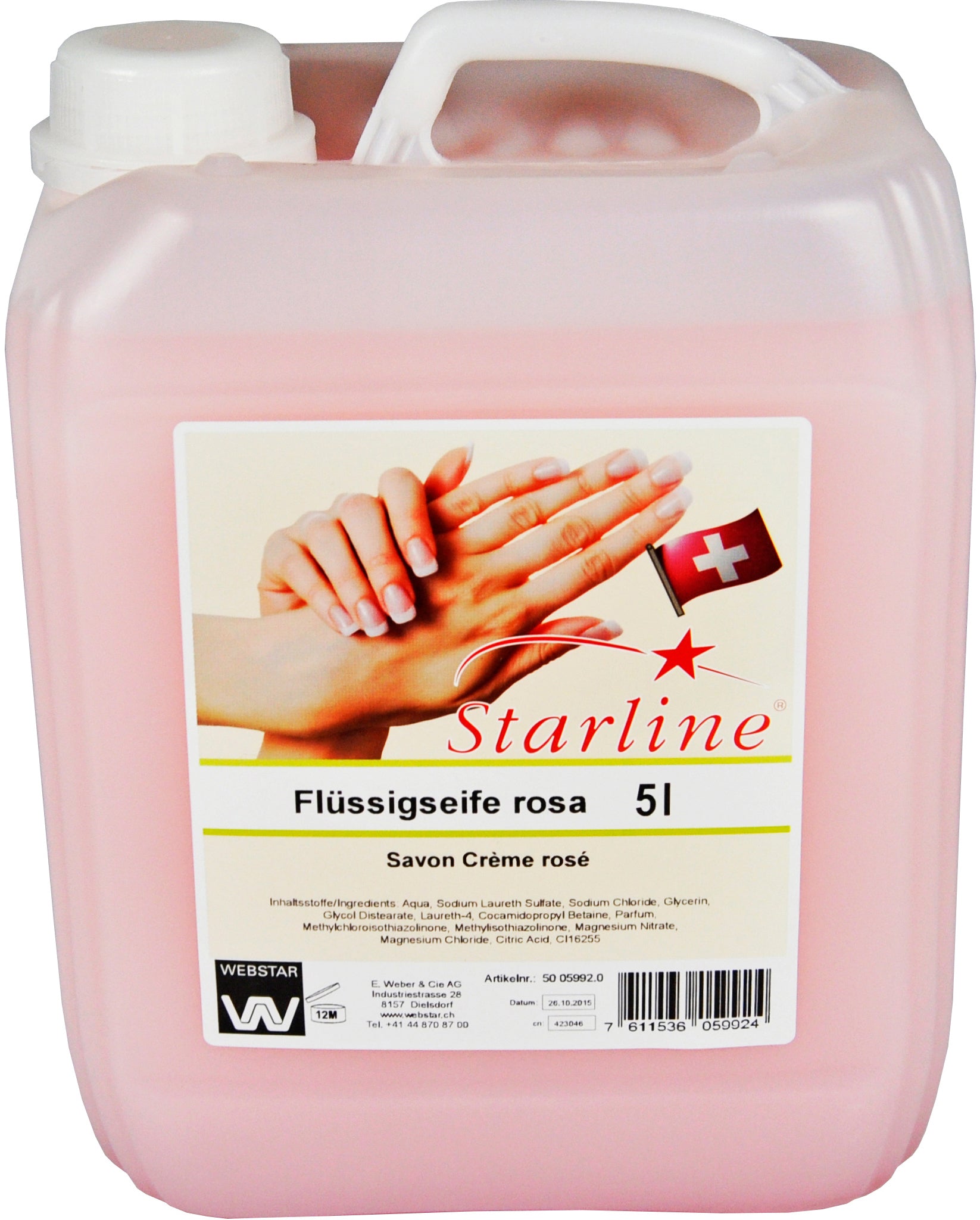 STARLINE Savon liquide Rosa 5lt 5992