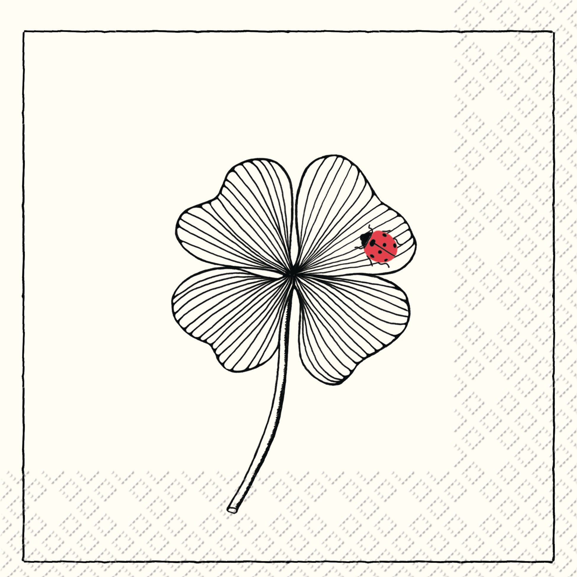 STEWO Serviettes Luzie 2572527970 noir 33x33cm