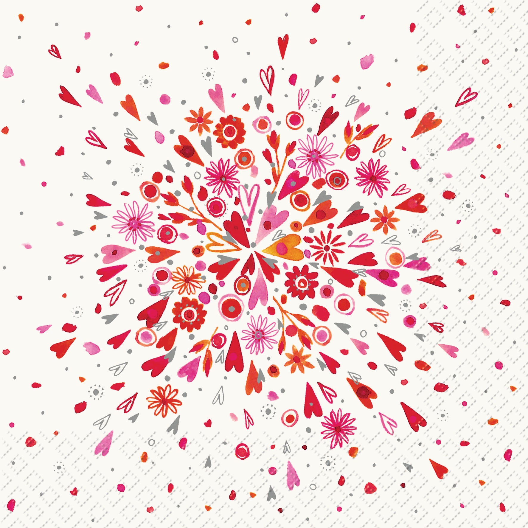 STEWO Serviettes Celia 2572545820 rouge 33x33cm