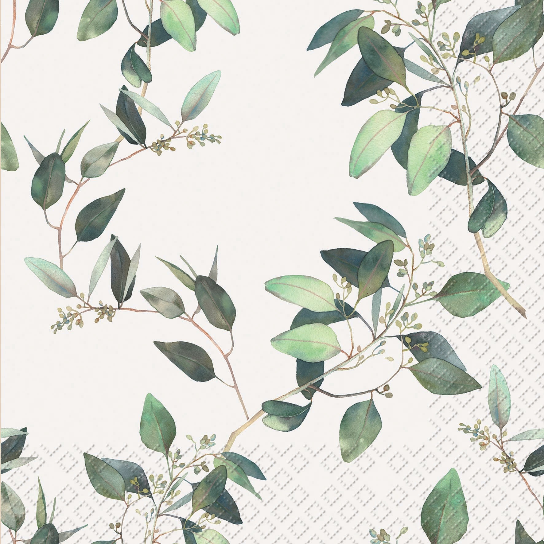 STEWO Serviettes Eulalia 33x33cm 2572568746 vert clair FSC 20 pcs.