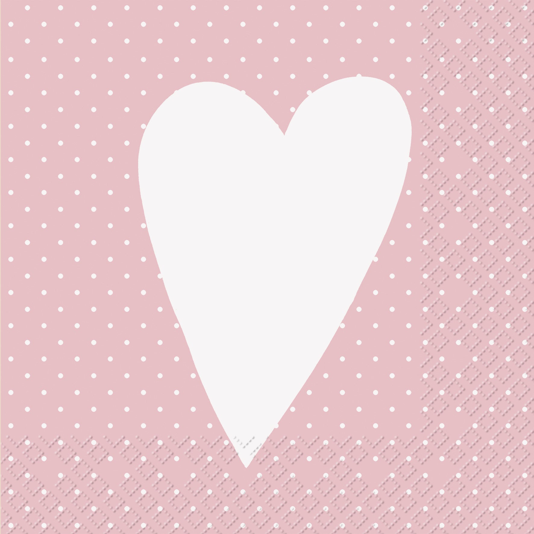 STEWO Serviettes 33x33cm 2572649426 Tilde FSC rose claire 20 pcs.