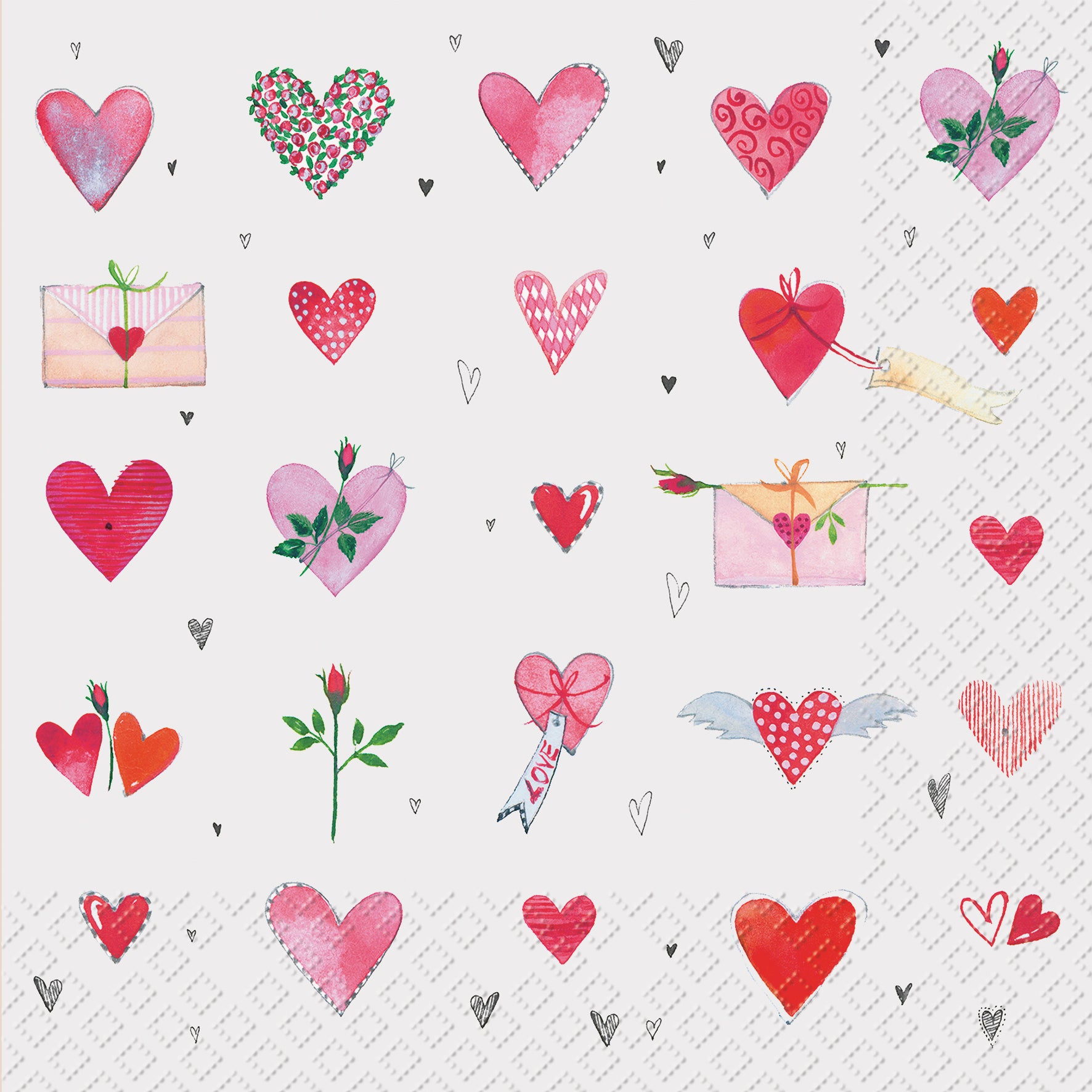 STEWO Serviettes 33x33cm 2572676720 Svenja rt 20 pcs.