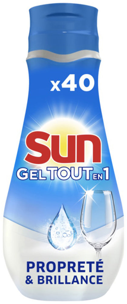 SUN Détergent lave-vaisselle 700ml 68793845 All in 1,Complete Gel Regular