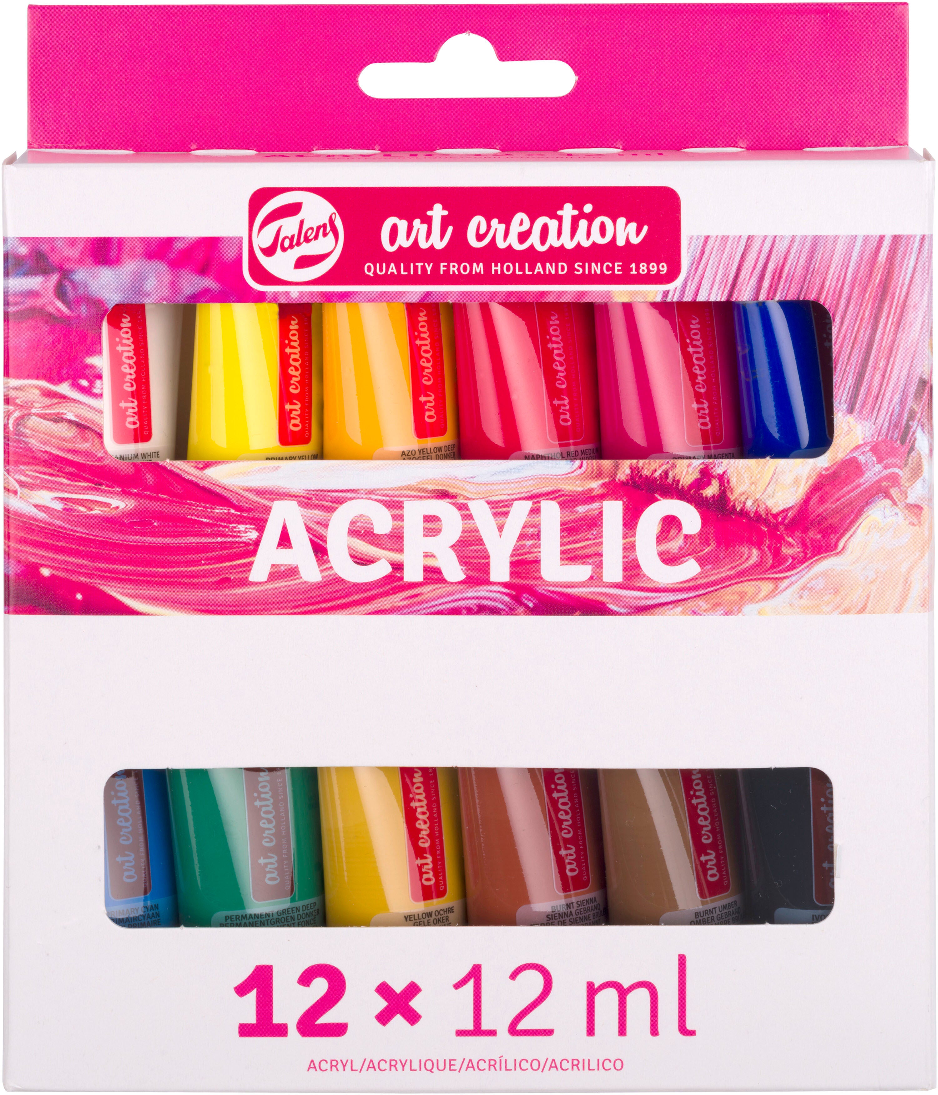 TALENS    Peinture acrylique     12x12ml