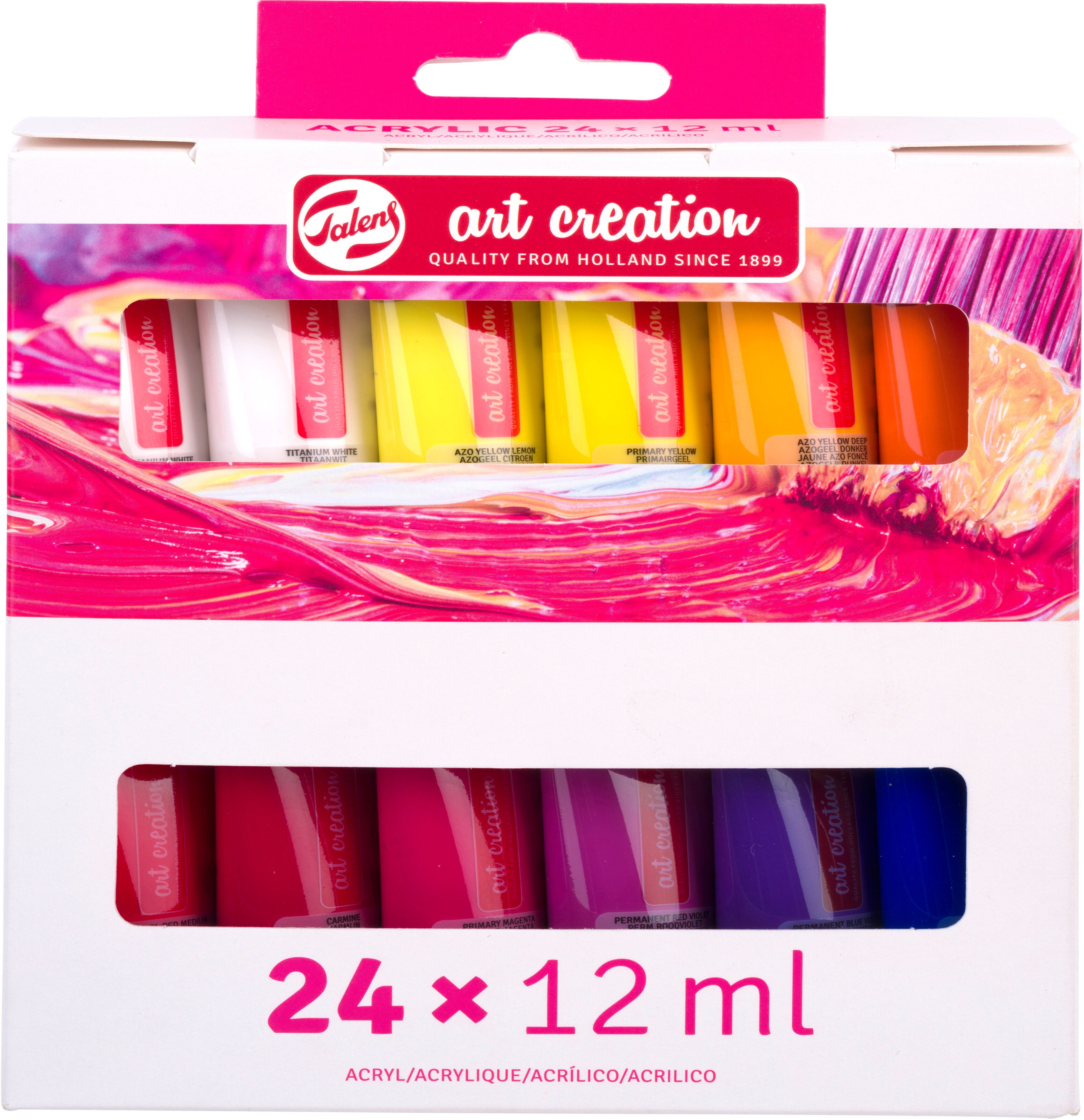 TALENS    Peinture acrylique     24x12ml