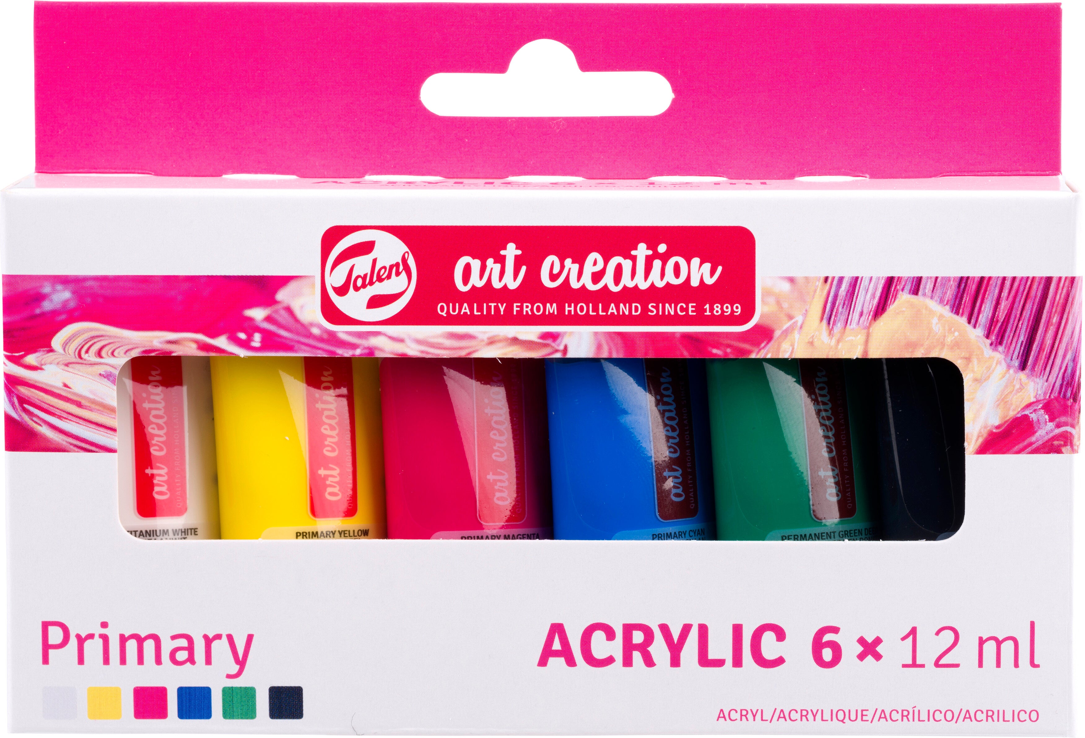TALENS    Peinture acrylique      6x12ml