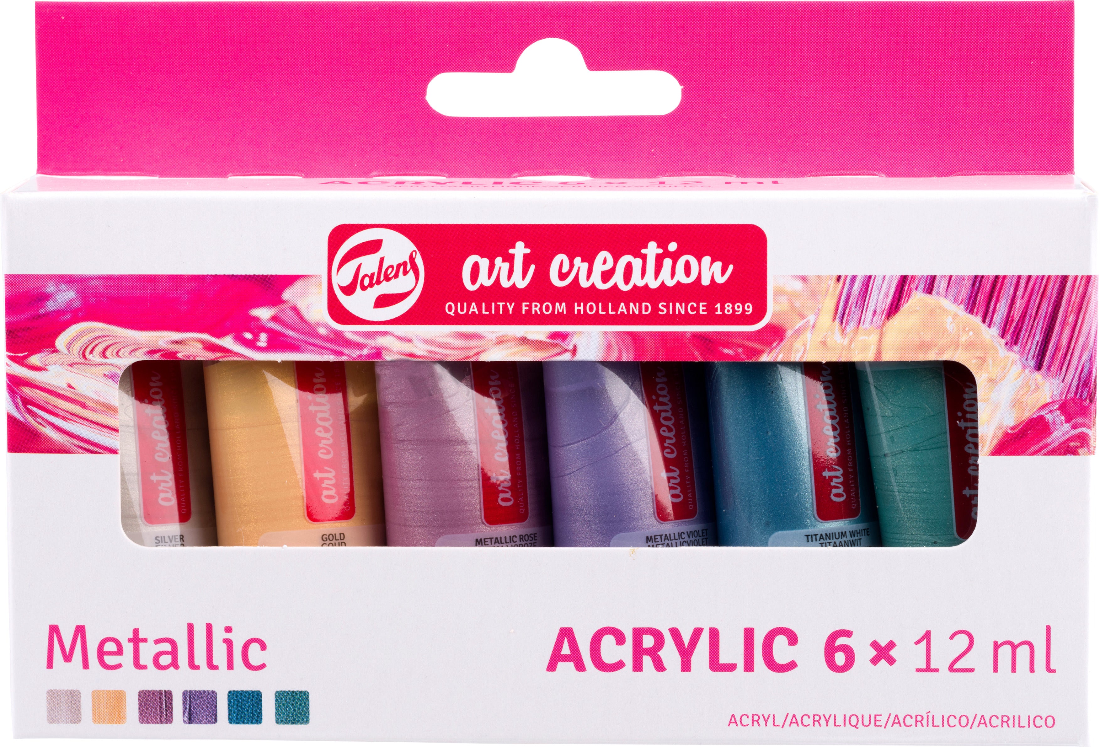 TALENS    Peinture acrylique      6x12ml