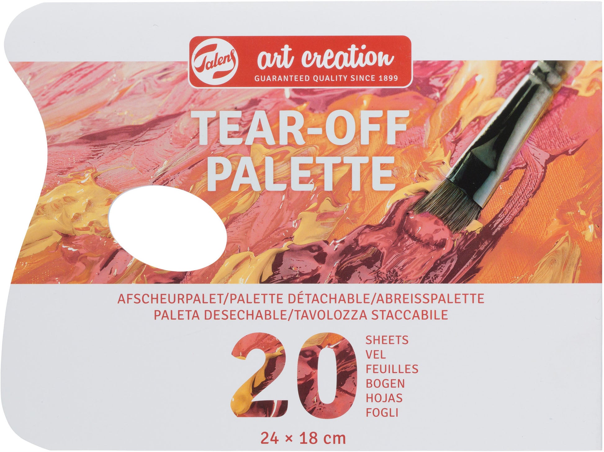 TALENS    Palette couleurs       18x24cm