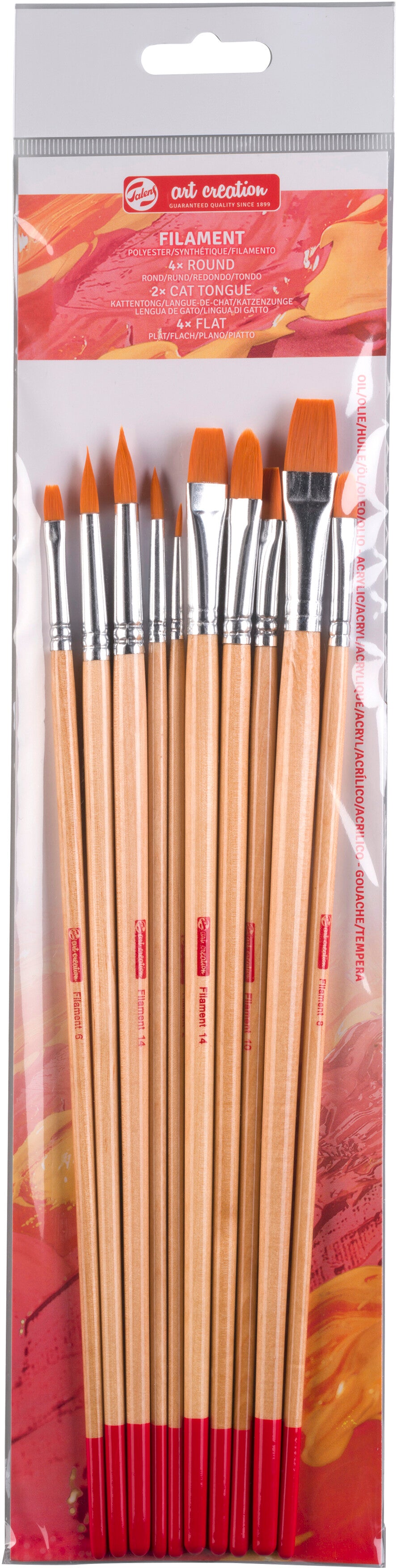 TALENS    Set de pinceaux huile et acryl