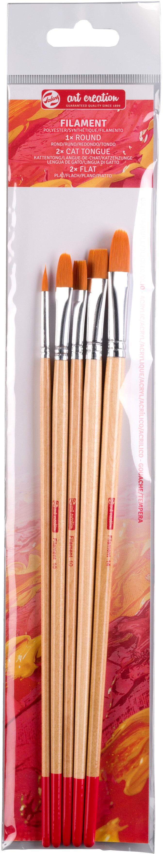 TALENS    Set de pinceaux huile et acryl