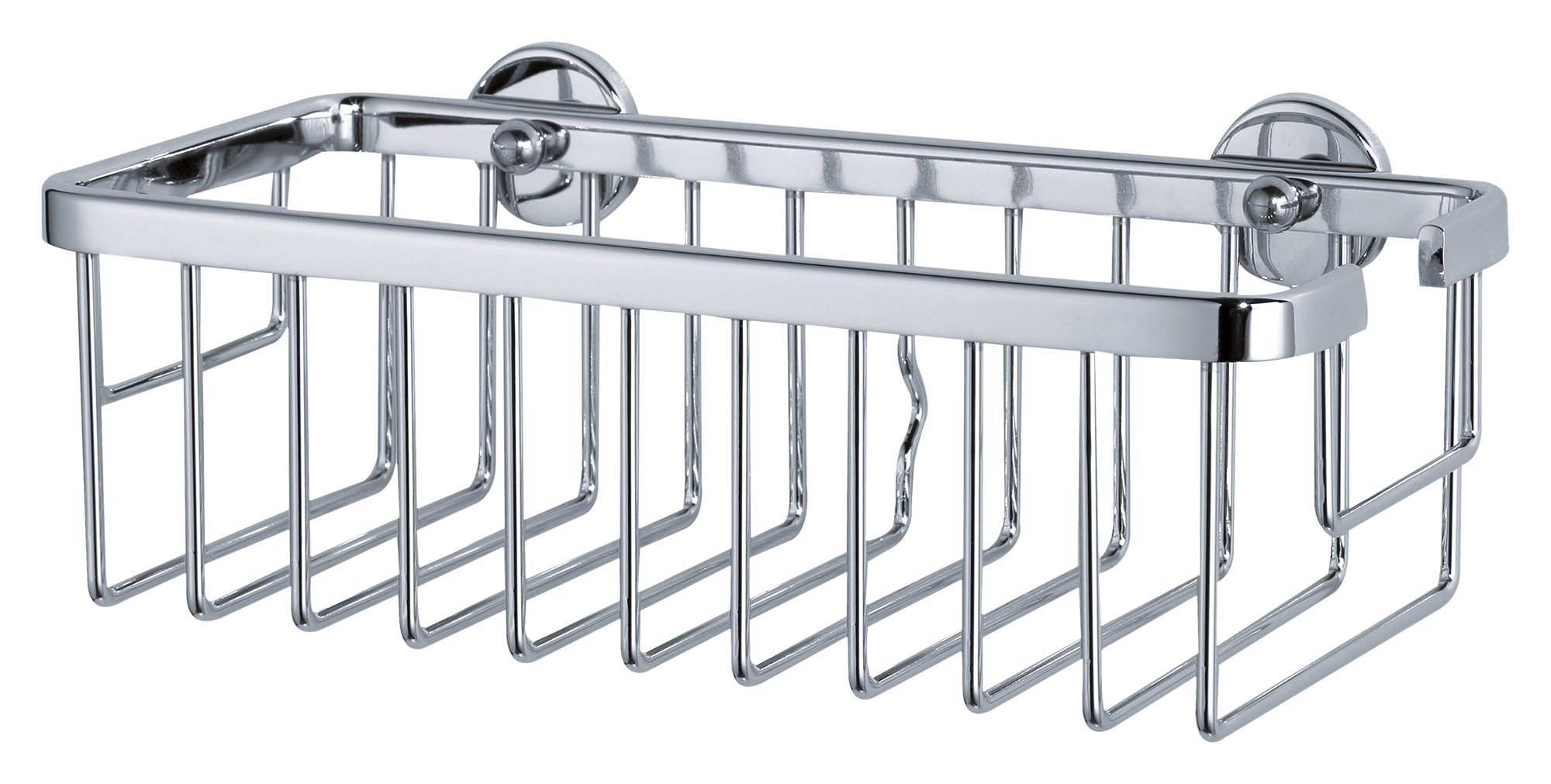 TESA Aluxx panier de douche 40201-00000 chrome, autocollant