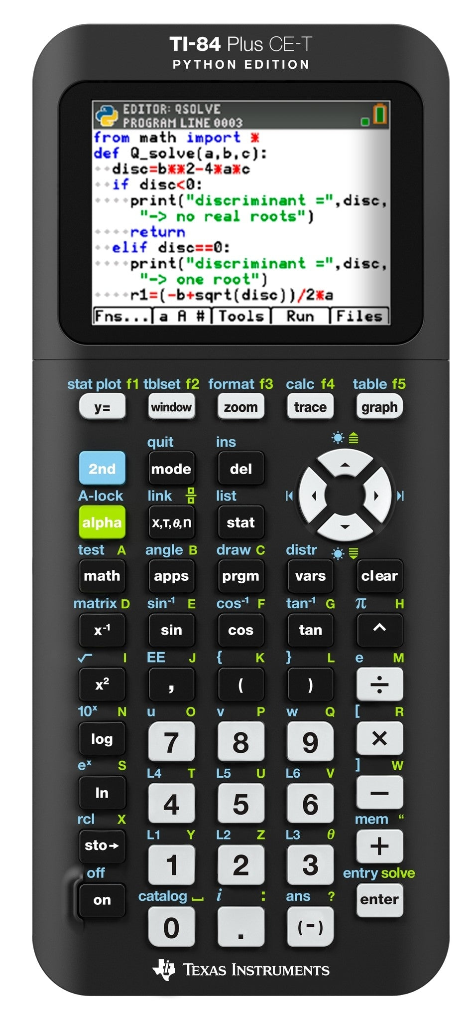 TEXAS     Graphing Calculator DE/FR/EN