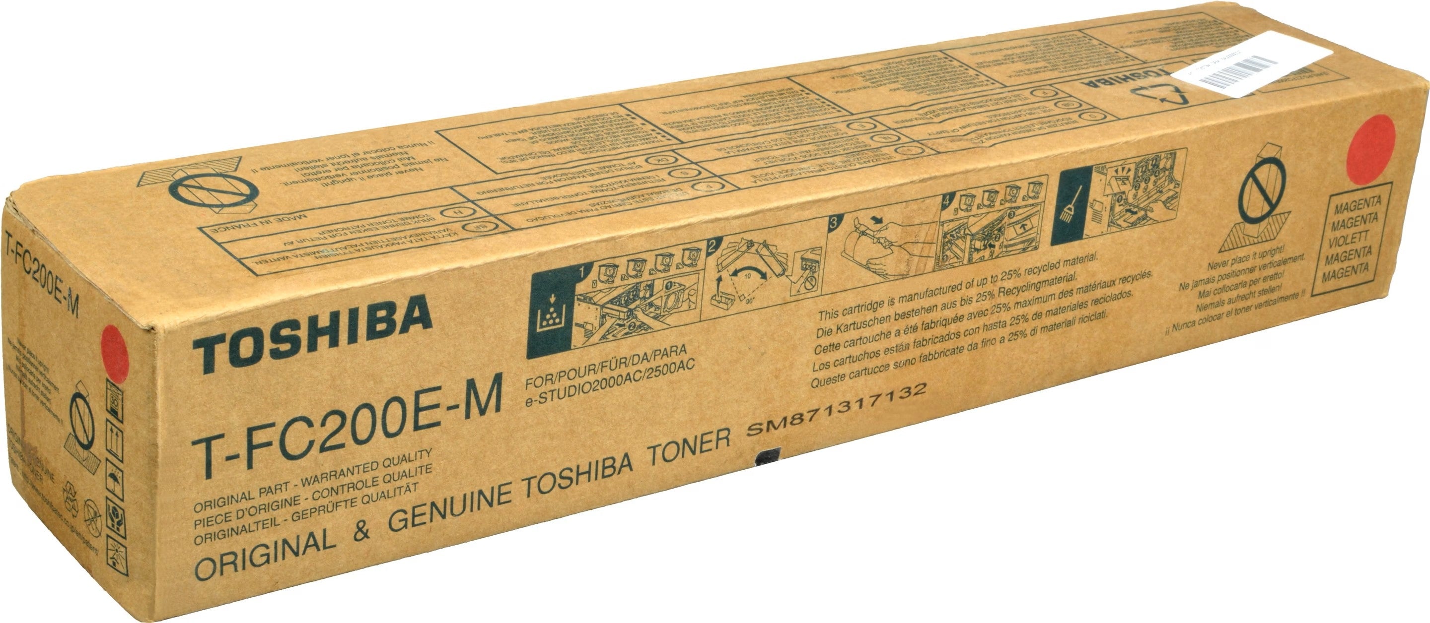 TOSHIBA Toner magenta TFC200UM E-Studio 2000AC