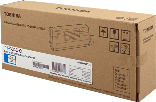 TOSHIBA Toner cyan TFC34EC E-Studio 287/407CS 11'500 p.