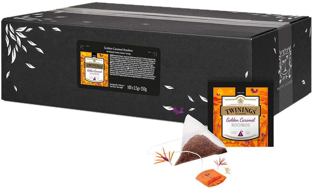 TWININGS Golden Caramel Rooibos 100015075 Pyramide 2.5g, 100 pcs.