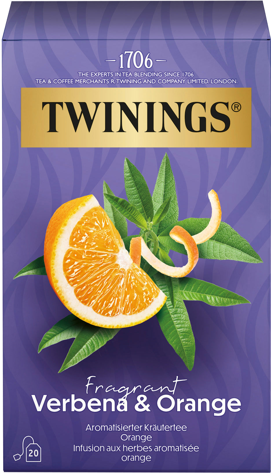 TWININGS Parfum Verveine & Orange 100017245 Sachets 1.5g, 20 pcs.