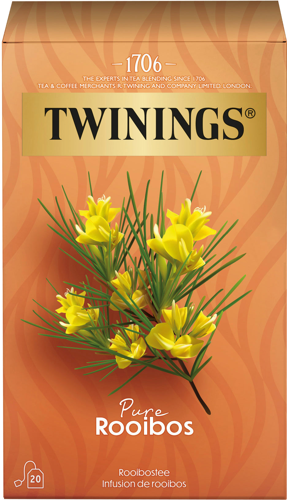 TWININGS Rooibos pure 100017265 Sachets 2g, 20 pcs.