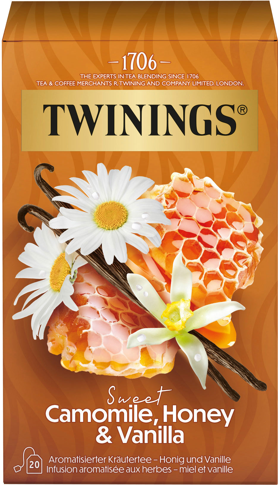 TWININGS Camomille, Miel & Vanille 100017266 Sachets 1.5g 20 pcs.