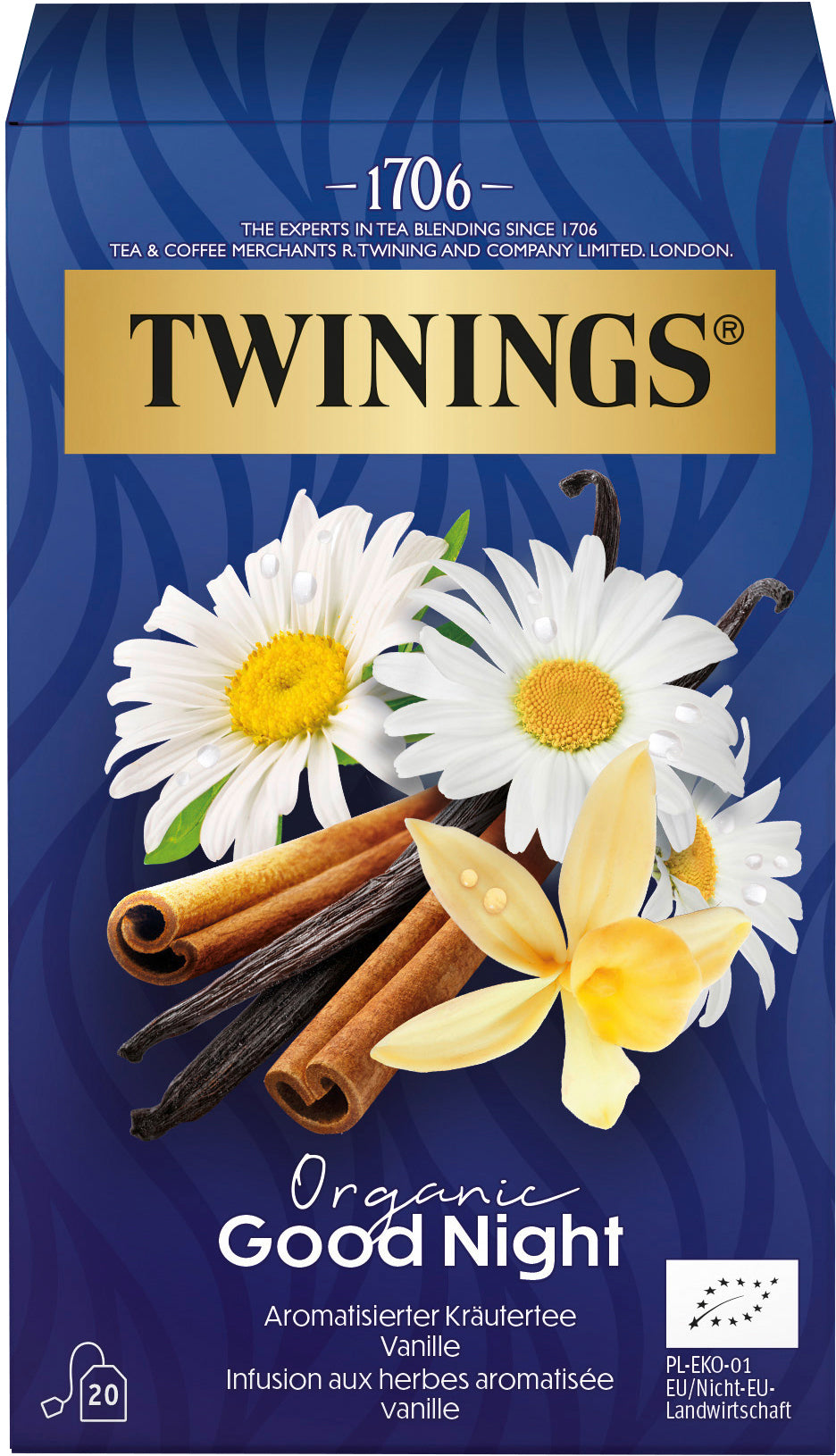 TWININGS Bio Bonne Nuit 100017268 Sachets 1.7g, 20 pcs.