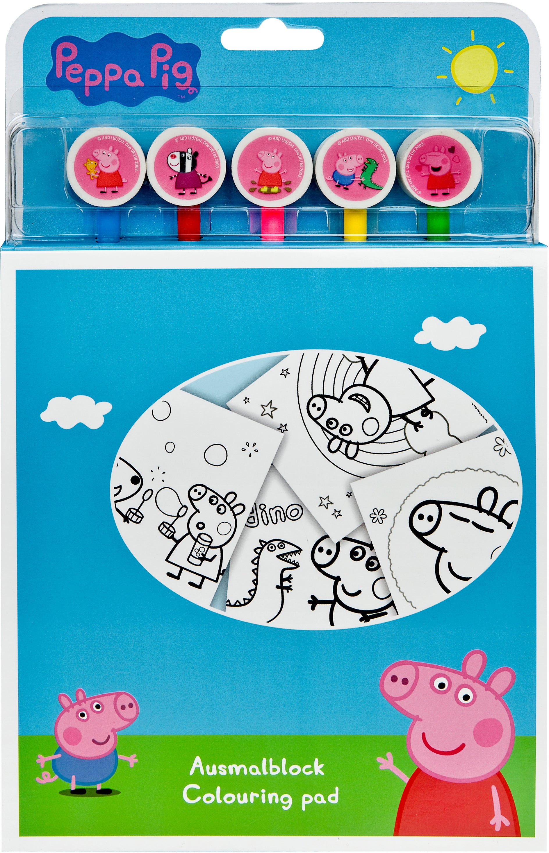 UNDERCOV  Bloc de coloriage avec 5 cray