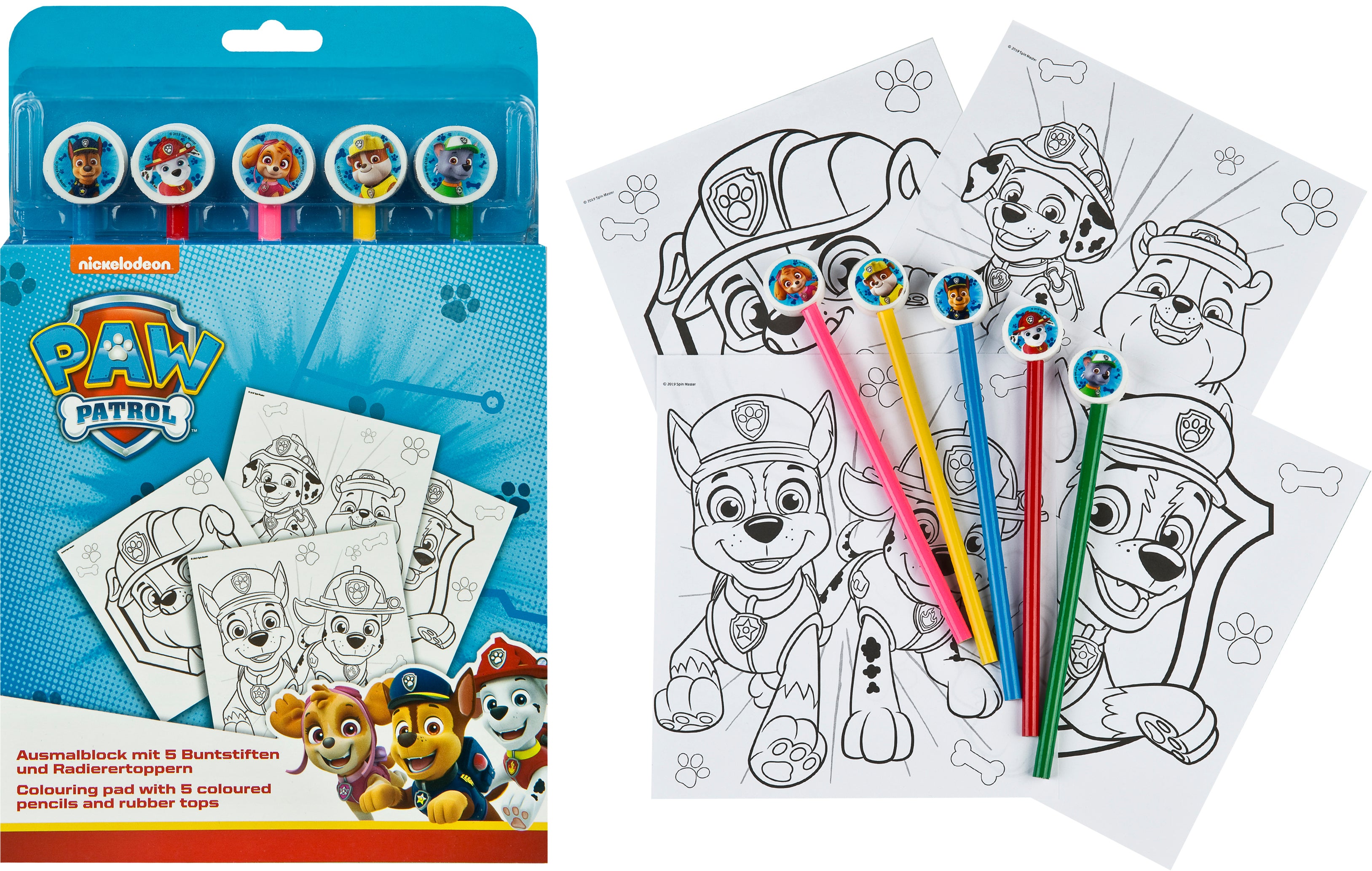 UNDERCOV  Bloc de coloriage avec 5 cray