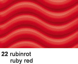 URSUS Carton ondulé 50x70cm 10142222 260g, rouge rubis