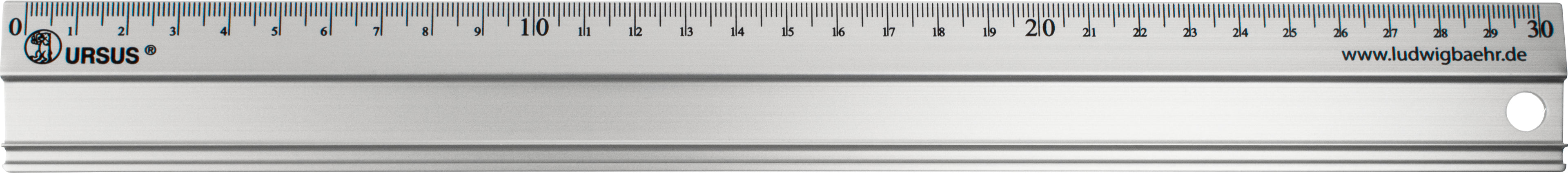 URSUS     Règle alu                 30cm