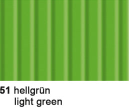URSUS Carton ondulé 50x70cm 9202251 260g, vert clair