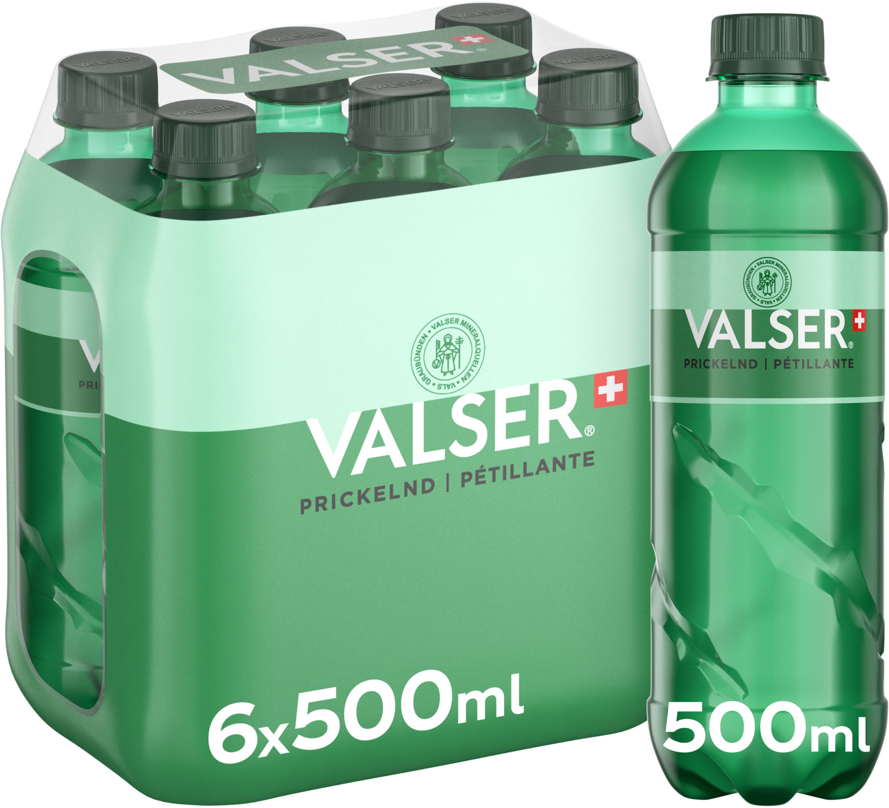 VALSER Pétillant 335801 50cl, 6 pcs.