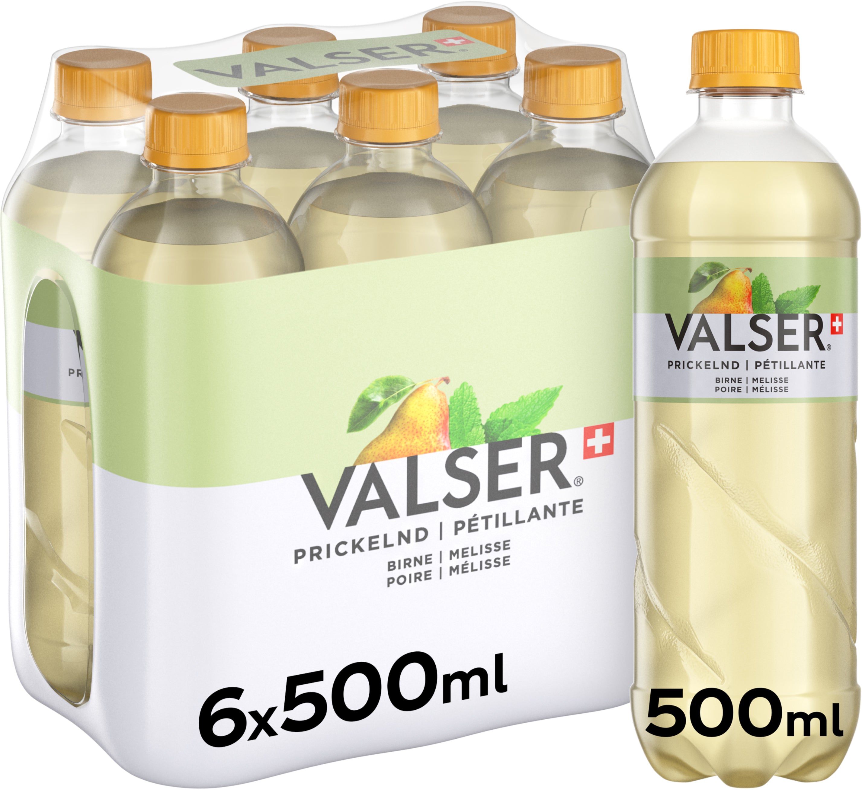 VALSER Poire & Mélisse 364701 50cl, 6 pcs.