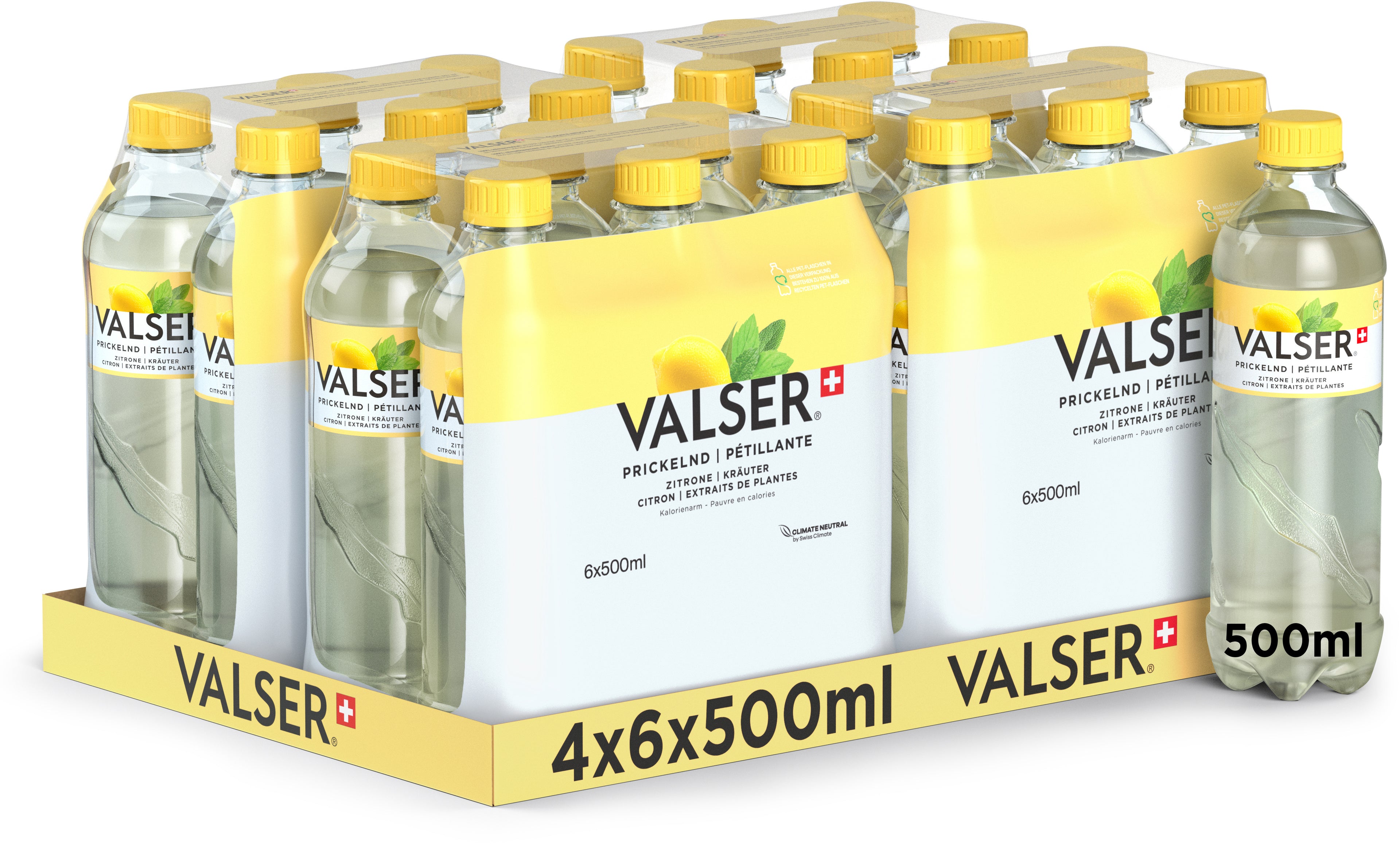 VALSER Citron & Herbes 364901 4x6x50cl