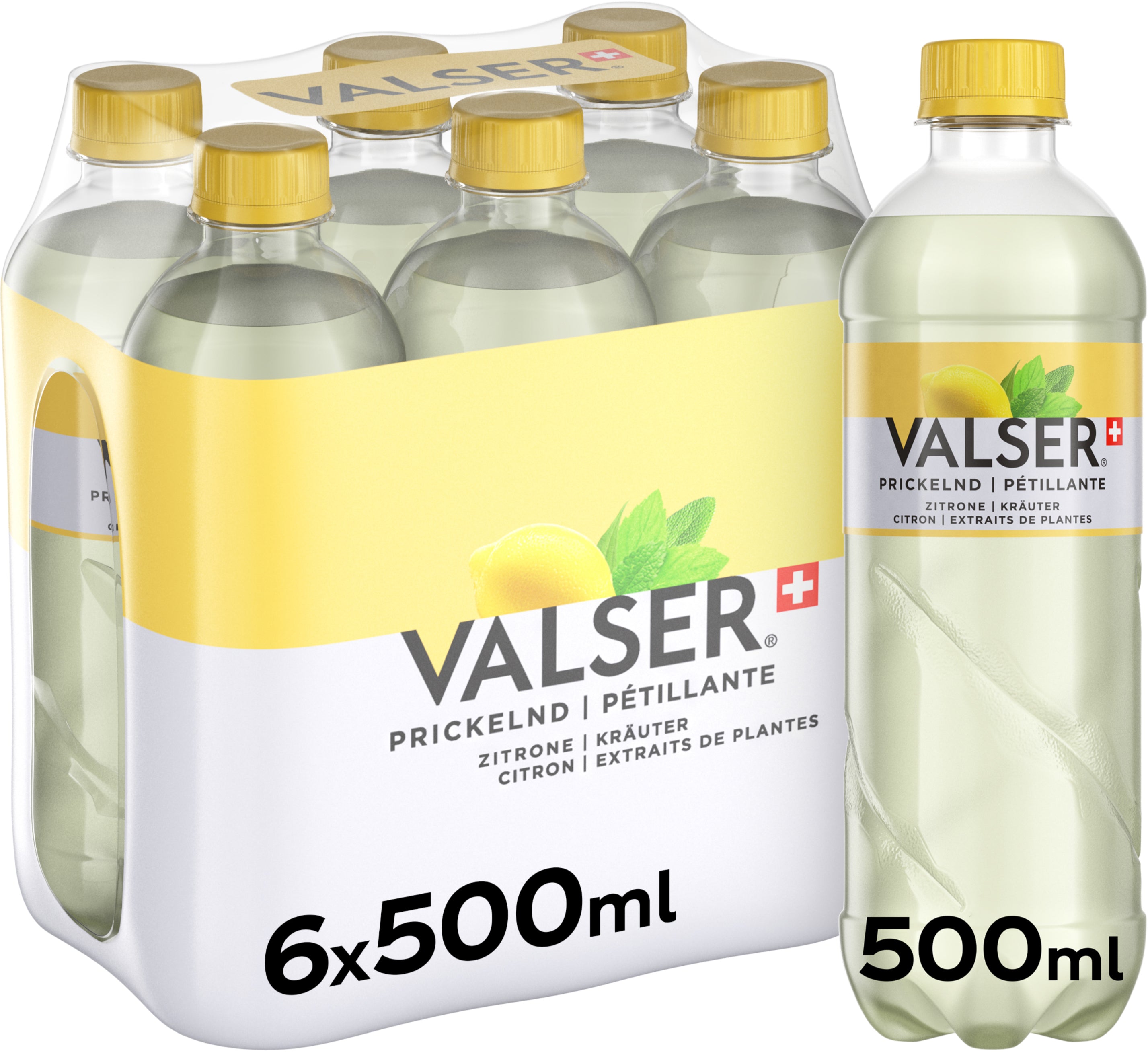 VALSER Citron & Herbes 364901 50cl, 6 pcs.