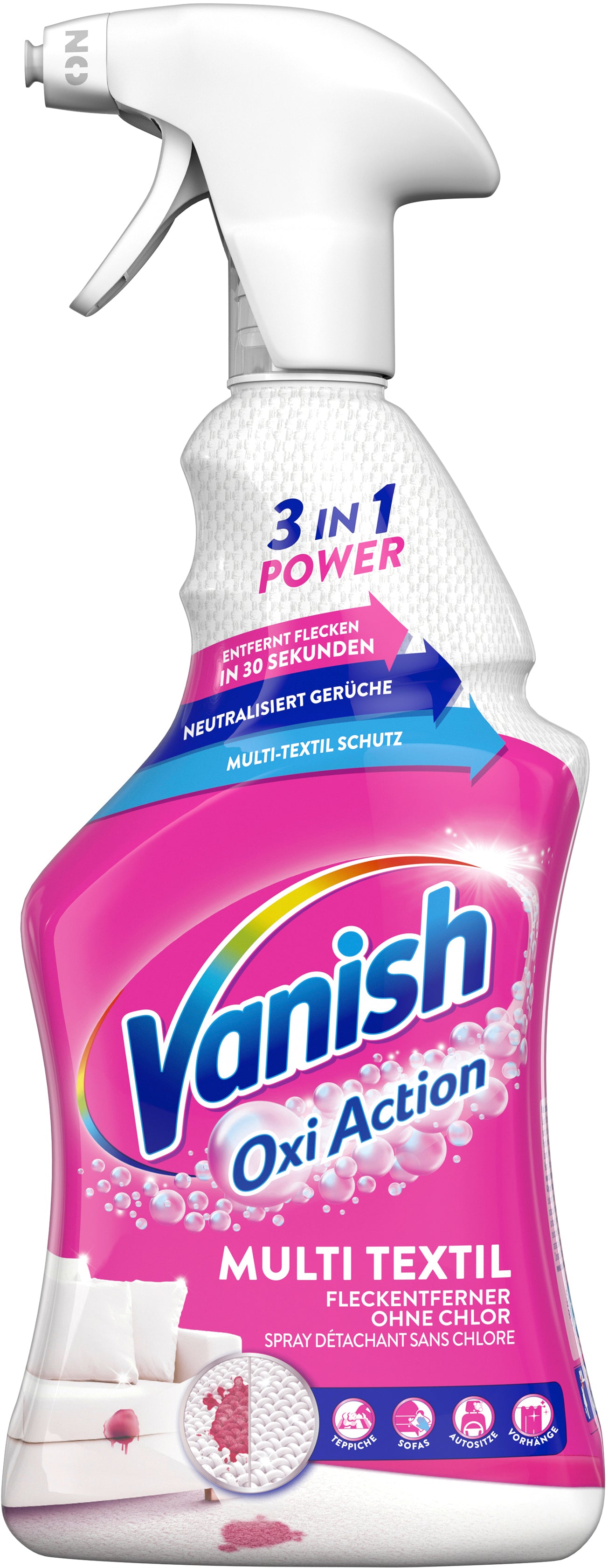 VANISH Nettoyant p. sols Tapis 600ml 3279393 Multitextile