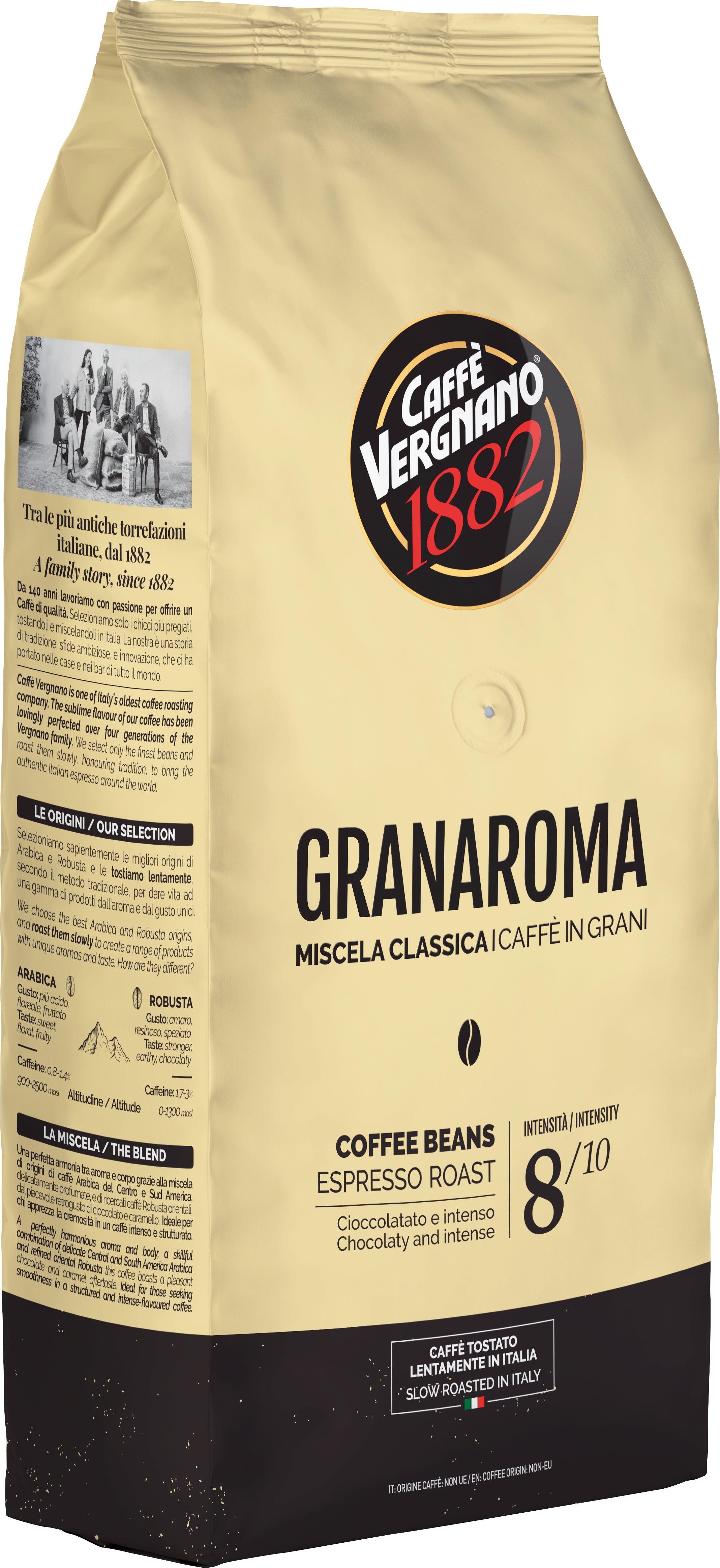 VERGNANO Granaroma 1kg 2292301 Café en grains