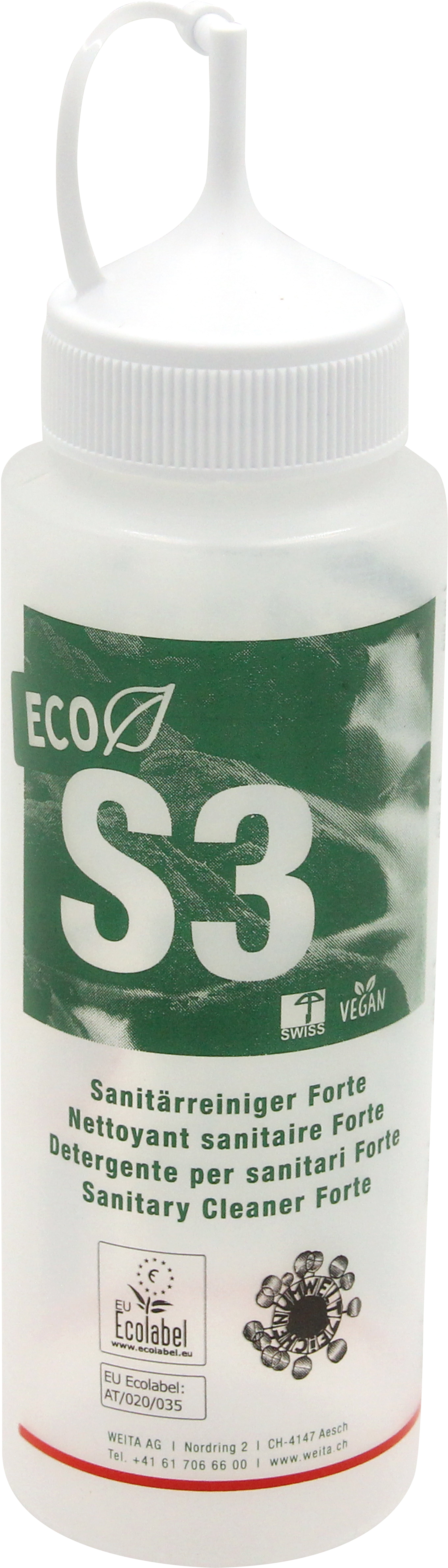 WEITACLEAN Nettoyant sanitaire 500ml 75498.14399 S3 ECO, bouteille vide