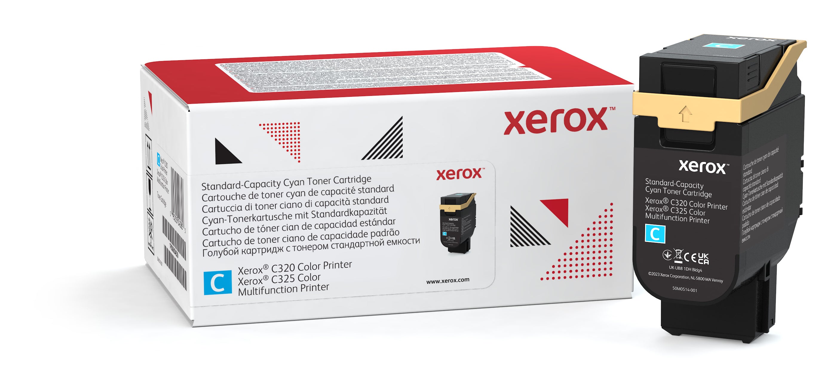 XEROX Cartouche toner cyan 006R04820 C320/C325 1800 p.