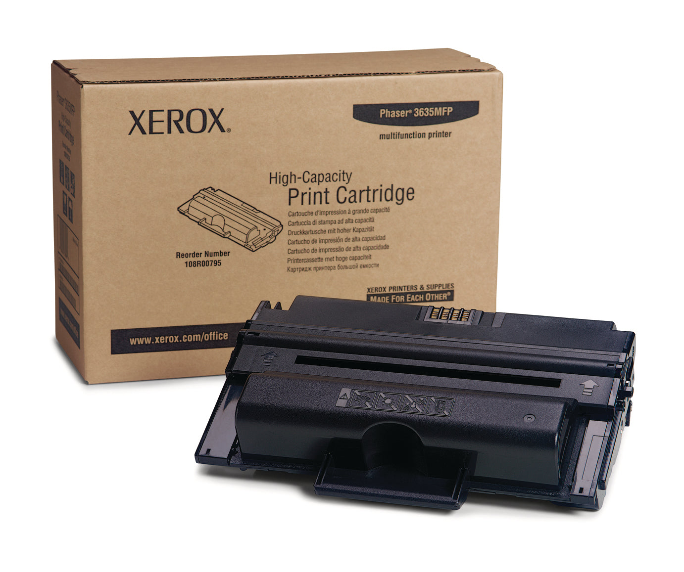 XEROX Cartouche toner HY noir 108R00795 Phaser 3635 10'000 pages